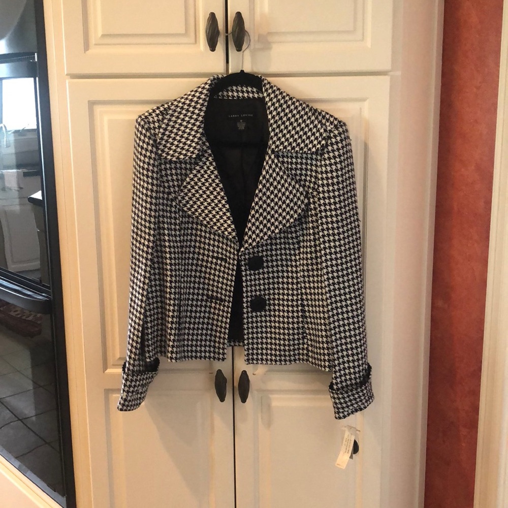 Houndstooth Jacket 🖤🤍🖤